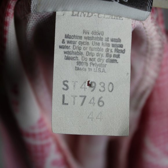 😊 Lind Clare Vintage House Coat Shirt Jacket - Picture 4 of 4